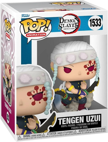 POP! Animation #1533: Demon Slayer - Tengen Uzui [Limited Edition Chase] (Funko POP!) Figure and Box w/ Protector