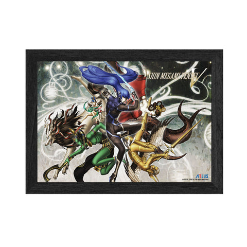 Shin Megami Tensei V - Framed Lenticular Poster 10"x 12" (PLAX) (Atlus) NEW