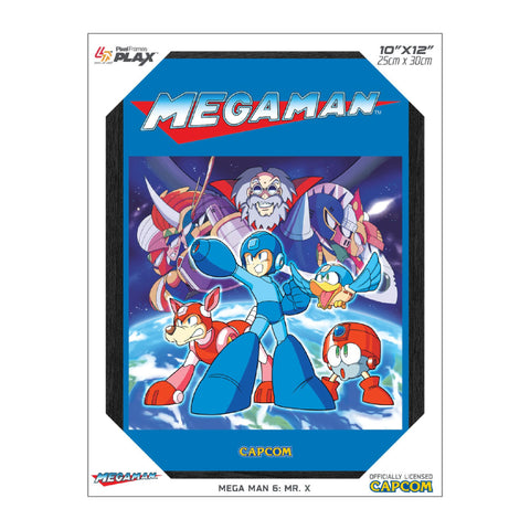 Mega Man 6: Mr. X - Framed Lenticular Poster 10"x 12" (PLAX) (Capcom) NEW