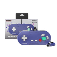 Wired Controller - LegacyGC - Indigo (GameCube) NEW