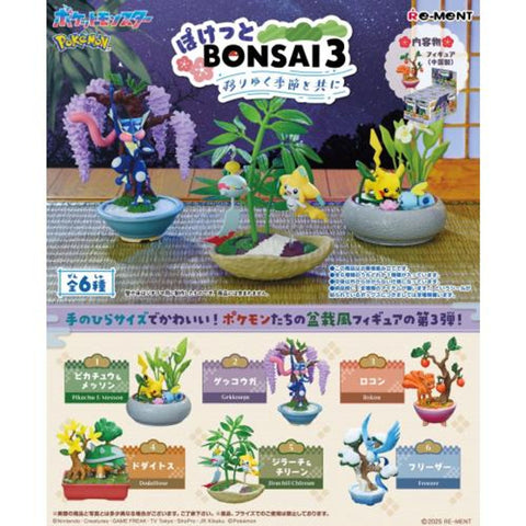 Pokemon Pocket BONSAI 3 With the Changing Seasons - Qty 1 (Mystery Item) (Re-Ment Toys) NEW (◕‿‿◕｡) No Discounts