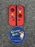 Wireless Controllers: Joy-Con (L)/(R) - Red - Official (Nintendo Switch) Pre-Owned (w/ Replacement Buttons)