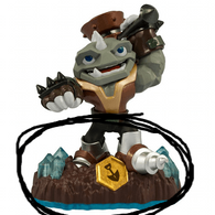 RUBBLE ROUSER (SWAP-able) Earth (Skylanders Swap Force) Pre-Owned: BOTTOM HALF Only