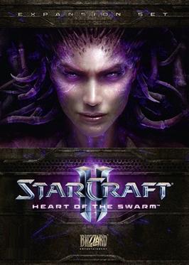 Starcraft II: Heart of The Swarm [Expansion Set] (PC Game) Pre-Owned: Disc w/ Slipcover, Quickstart Guide, 4 Guest Pass Inserts, Notepad, and Box (Codes Not Valid)