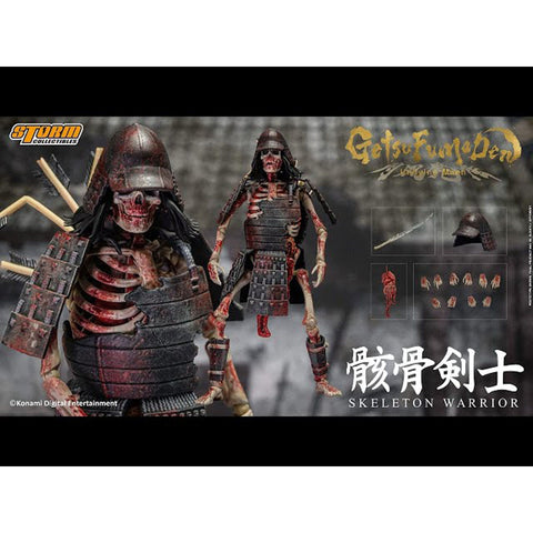 Getsu Fuma Den Undying Moon Skel. Warrior 1/12 Scale Figure - 2Pk (Storm Collectibles) NEW