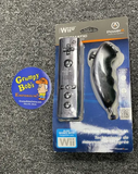Chromatic Pack Plus: Controller & Nunchuck - Gun Metal - PowerA (Nintendo Wii / Wii U) NEW