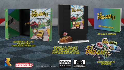 R.C. Pro-Am II (Retro-Bit) (Rare) (Nintendo) NEW (◕‿‿◕｡)