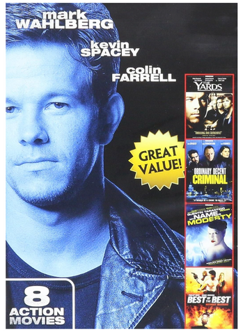 8-Movie Action Pack: The Yards / Ordinary Decent Criminal / My Name is Modesty / Best of The Best / The Big Man / Bravo Two Zero / The King of Iron Town / Deception (DVD) Pre-Owned