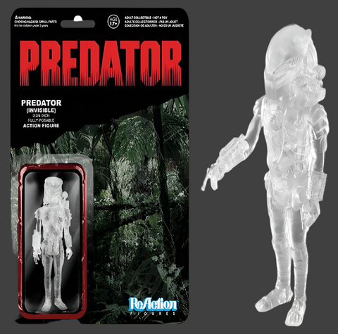 Predator (Invisible) (Funko) (ReAction) (3 3/4 Inch Action Figure) NEW