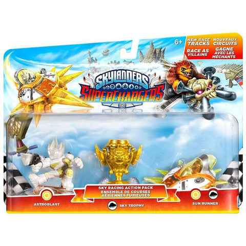 Sky Racing Action Pack: Astroblast + Sky Trophy + Sun Runner (Sky Vehicle) (Skylanders SuperChargers) NEW*