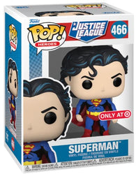 POP! Heroes #466: Justice League - Superman (Target Exclusive) (Funko POP!) Figure and Box w/ Protector