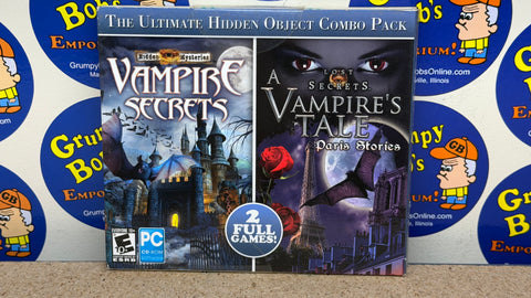 Hidden Mysteries: Vampire Secrets / Lost Secrets: A Vampire's Tale - Paris Stories (PC Game) NEW