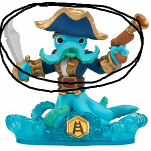 WASH BUCKLER (SWAP-able) Water (Skylanders Swap Force) Pre-Owned: TOP HALF ONLY