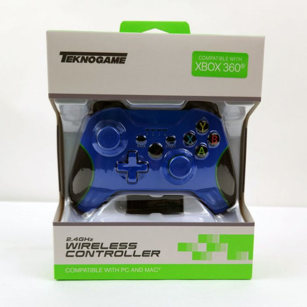 Wireless Controller - Blue - Teknogame (Xbox 360) NEW