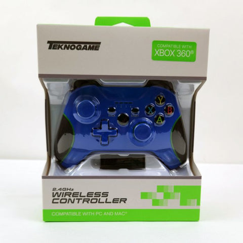 Wireless Controller - Blue - Teknogame (Xbox 360) NEW