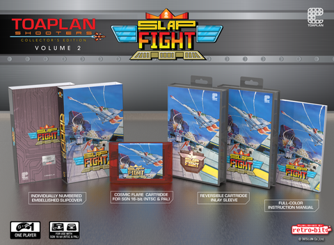 Slap Fight (retro-bit) (Toaplan) (Sega Genesis and Mega Drive) NEW (◕‿‿◕｡)