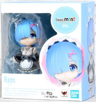 Figuarts Mini #056: Re:Zero - Starting Life in Another World - REM (Bandi) (Namco) Figure and Box (Box Damage)
