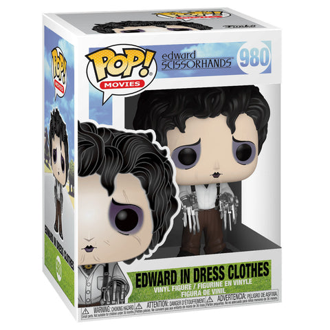 POP! Movies #780: Edward Scissorhands - Edward in Dress Clothes (Funko POP!) Figure and Box w/ Protector