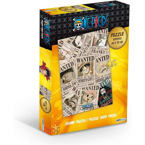 One Piece Wanted Posters Puzzle - 1000Pcs (ABYstyle) NEW