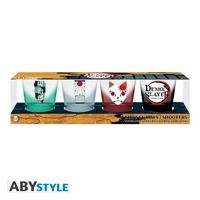 Demon Slayer Tanjiro Shot Glass Set 4Pcs (ABYstyle) NEW