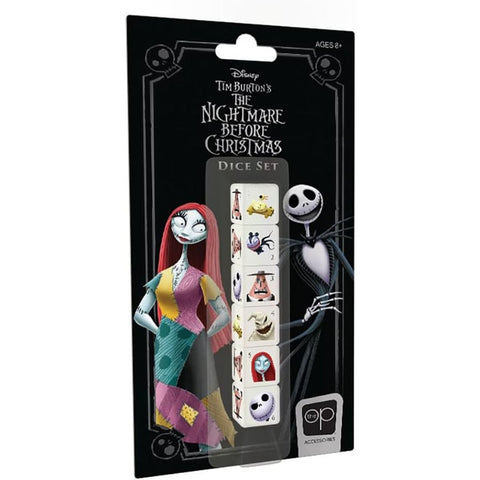 The Nightmare Before Christmas Dice Set 6Pcs (The Op Games) NEW