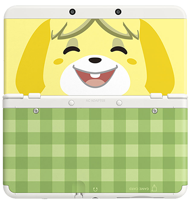 System - Animal Crossing: Happy Home Designer Edition w/ Faceplate (Nintendo NEW 3DS) Pre-Owned w/ Charger & Stylus
