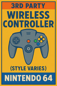Wireless Controller - 3rd Party (Style Varies) (Nintendo 64) Pre-Owned - $9.99