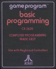 BASIC Programming - CX2623 (Atari 2600) Pre-Owned: Cartridge Only