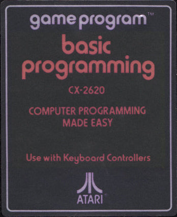 BASIC Programming - CX2623 (Atari 2600) Pre-Owned: Cartridge Only