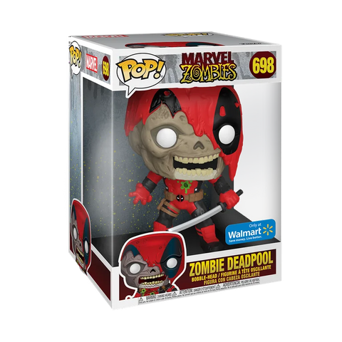 POP! Marvel #698: Marvel Zombie - Zombie Deadpool (Wal-Mart Exclusive) (Funko POP!) Figure and Box*