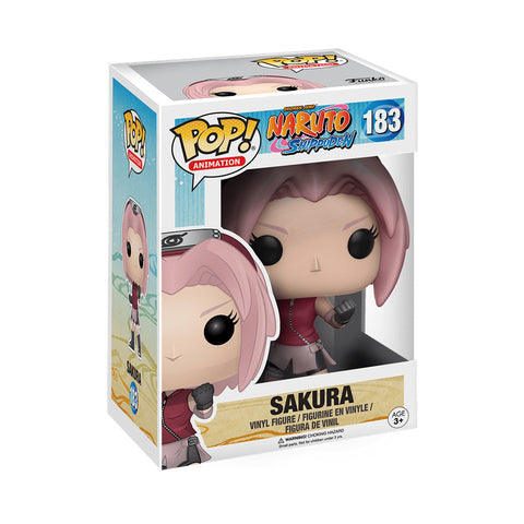 POP! Animation #183: Shonen Jump Naruto Shippuden - Sakura (Funko POP!) Figure and Box w/ Protector