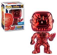 POP! Marvel #289: Avengers Infinity War - Thanos (Red Chrome) (Walmart Exclusive) (Funko POP!) Figure and Box w/ Protector