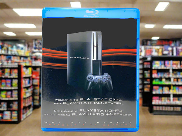 Welcome To Playstation 3 and Playstation Network (Play Beyond) Not For Resale (BCUS-98156) - Black Cover Art Edition (Playstation 3) Pre-Owned