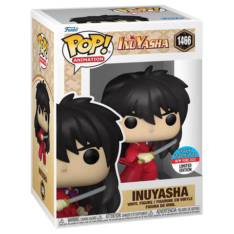 POP! Animation #1466: Inuyasha (Toy Tokyo / New York 2023 Limited Edition) (Funko POP!) Figure and Box w/ Protector