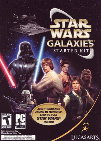 Star Wars Galaxies: Starter Kit (PC Game) NEW