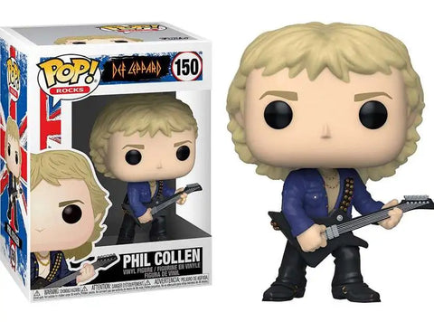 POP! Rocks #150: Def Leppard - Phil Collen (Funko POP!) Figure and Box w/ Protector