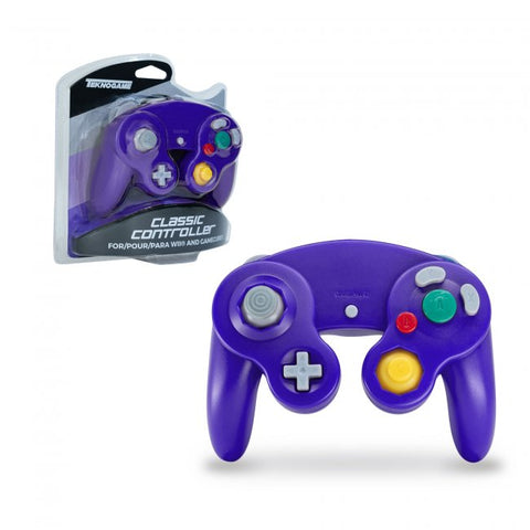 Wired Controller - Purple (TeknoGame) (GameCube) NEW