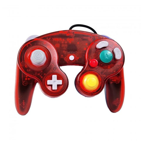 Wired Controller - Grand Prix Red (TeknoGame) (GameCube) NEW