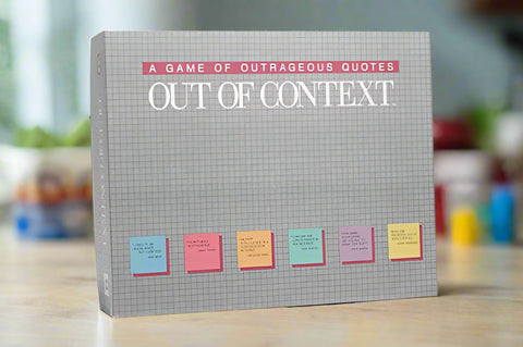 Out of Context: A Game of Outrageous Quotes (1985) (Hersch & Company) (Board Game) Pre-Owned