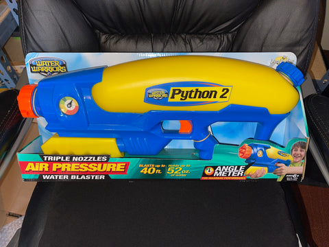 The Original Water Warriors: Python 2 Water Blaster (2013) (Buzz Bee Toys) New in Box
