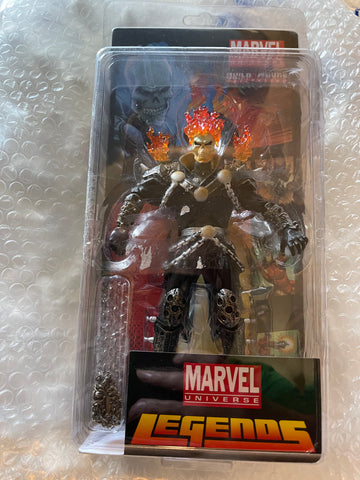 Marvel Universe LEGENDS: Ghost Rider (Orange Flame Variant) (2011) (Action Figure) Pre-Owned in Box