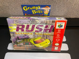 San Francisco: Rush Extreme Racing (Nintendo 64) Pre-Owned: Game, Manual, Insert, Poster, Tray, and Box w/ Protector(Pictured)