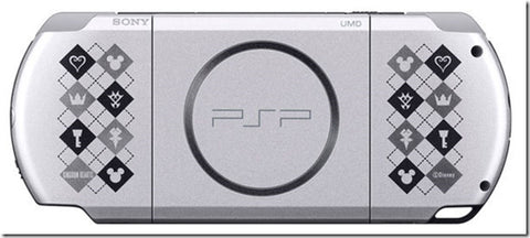 BROKEN: System ONLY - Silver Kingdom Hearts Edition - PSP-3000 (Sony Playstation Portable) Pre-Owned (As Is/Broken/For Parts)
