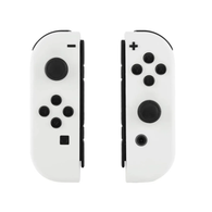 Wireless Controllers: Joy-Cons (L/R) - White - Official (Nintendo Switch) Pre-owned