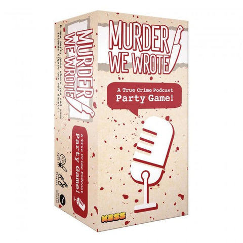 Murder We Wrote: A True Crime Podcast Party Card Game (Kess) NEW