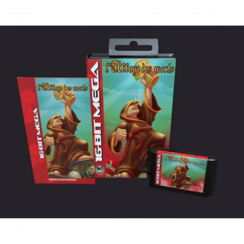 L'Abbaye Des Mortes (Mega Cat Studios) (Sega Genesis) NEW/Game, Manual, Box (◕‿‿◕｡)
