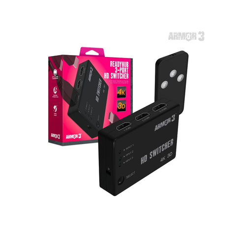 ReadyHub 3 Port HD Switcher (Armor3) NEW