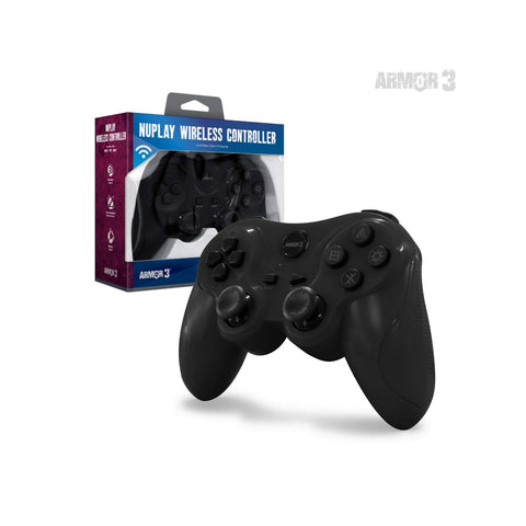 Wireless Controller - Black (NuPlay) (Armor3) (PlayStation 3) NEW