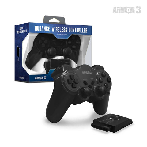 Wireless Controller - Black (NuPlay) (Armor3) (PlayStation 2) NEW