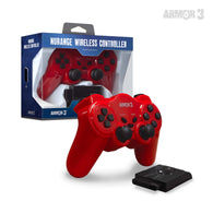 Wireless Controller - Red (NuPlay) (Armor3) (PlayStation 2) NEW